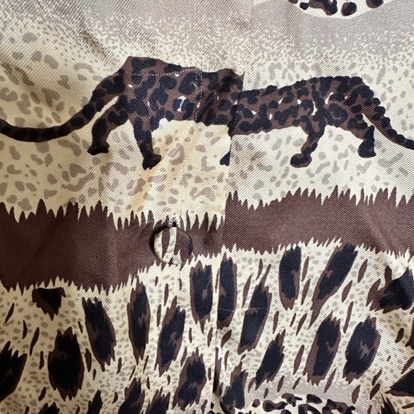 Cleo Animal Print blouse - 100 % silk - Picture 4 of 4